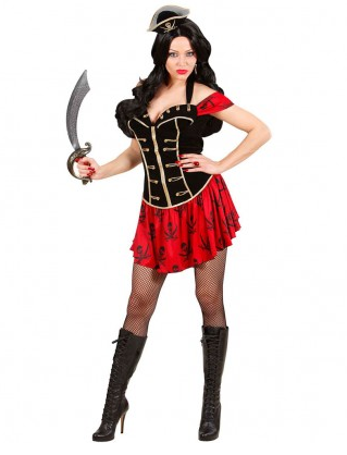 Pirat Kostüm Damen - Piratin Kostüm